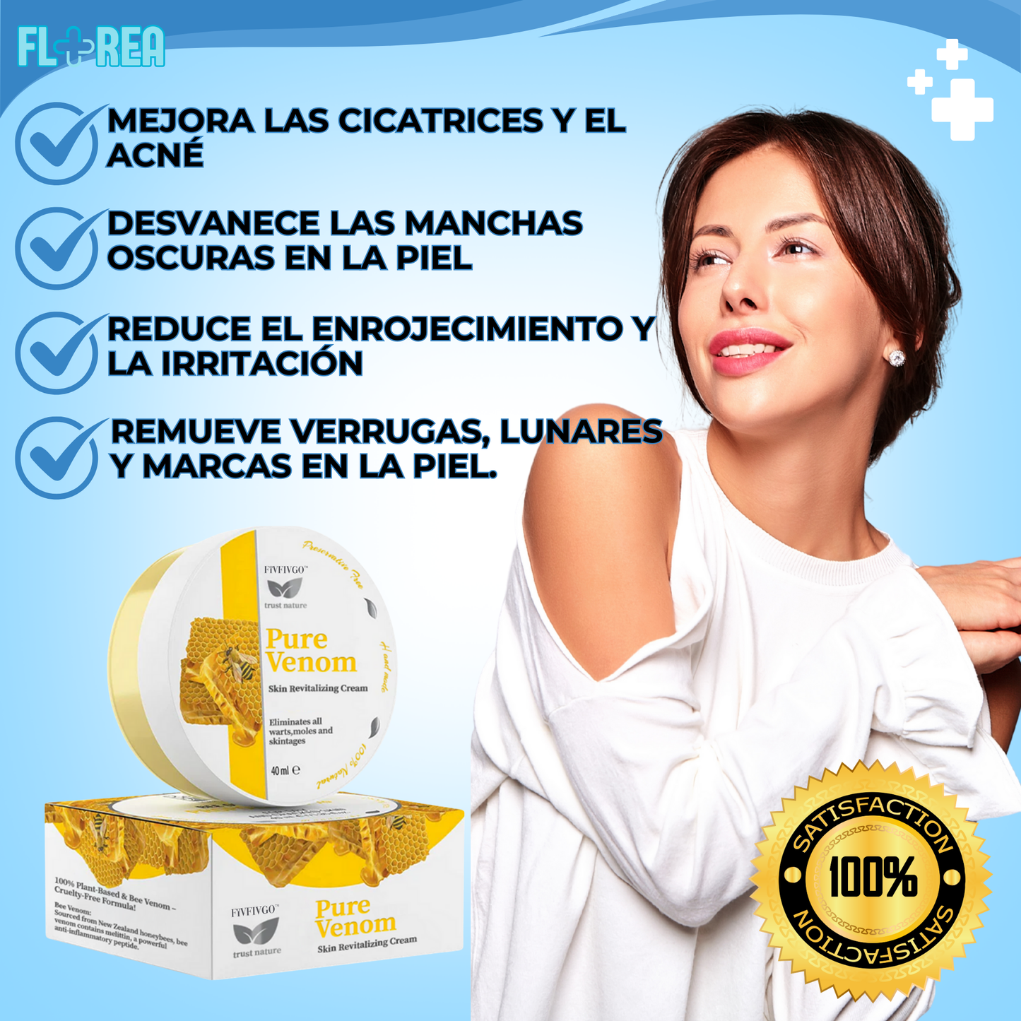 1 + 1 GRATIS - PUREVENOM CREMA REVILIZANTE PARA LA PIEL: ¡DILE ADIÓS A TUS PROBLEMAS!