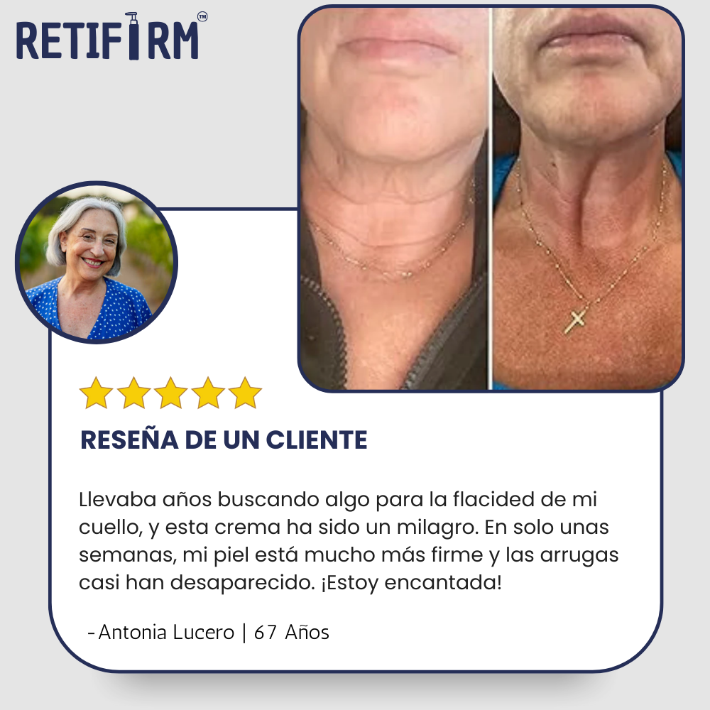 RETIFIRM | DESCUBRE COMO ELIMINAR LOS SIGNOS DE LA EDAD EN TU PIEL (1+1 GRATIS SOLO HOY)